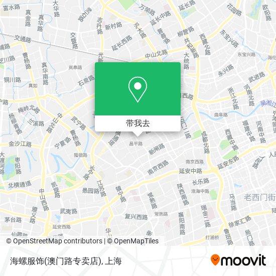 海螺服饰(澳门路专卖店)地图