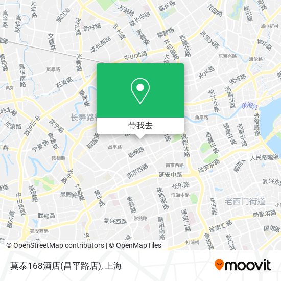 莫泰168酒店(昌平路店)地图