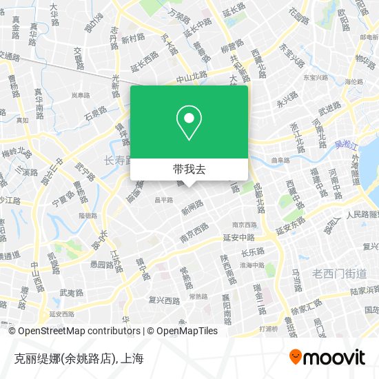 克丽缇娜(余姚路店)地图