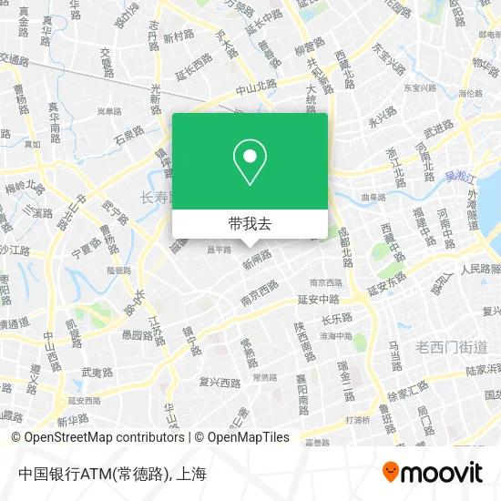 中国银行ATM(常德路)地图