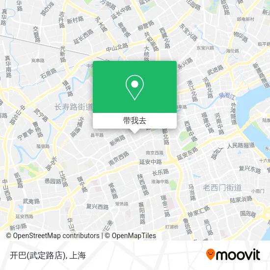 开巴(武定路店)地图
