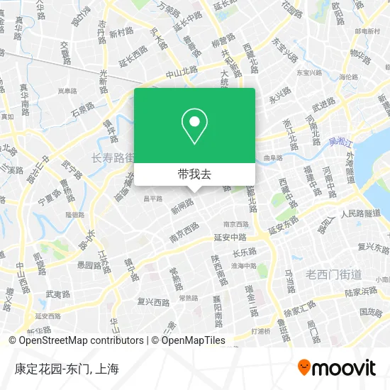 康定花园-东门地图