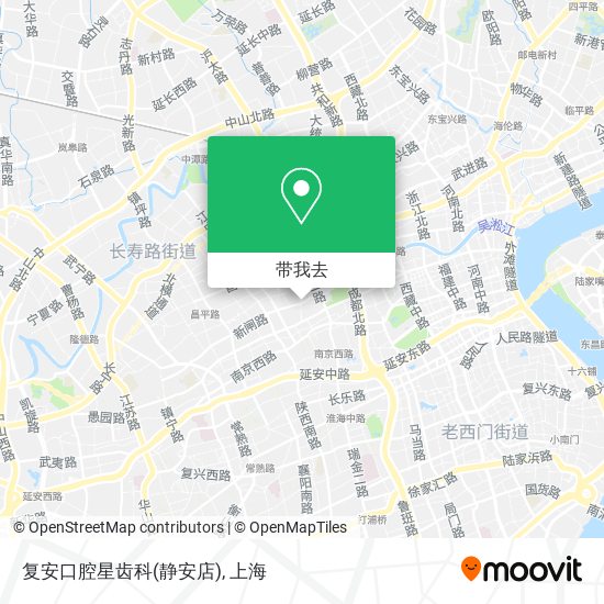 复安口腔星齿科(静安店)地图