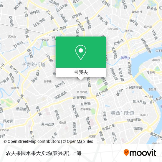 农夫果园水果大卖场(泰兴店)地图