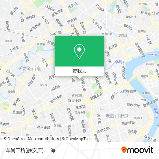 车尚工坊(静安店)地图