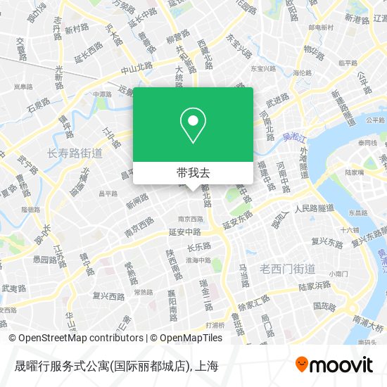 晟曜行服务式公寓(国际丽都城店)地图