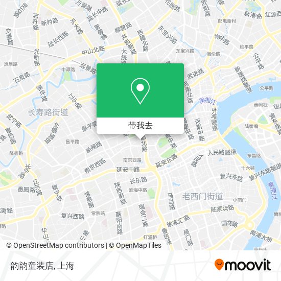 韵韵童装店地图