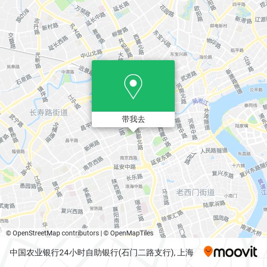 中国农业银行24小时自助银行(石门二路支行)地图