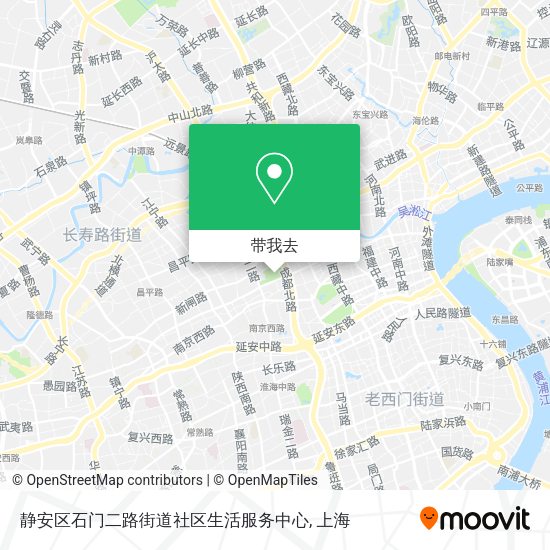 静安区石门二路街道社区生活服务中心地图