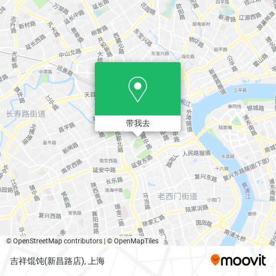 吉祥馄饨(新昌路店)地图