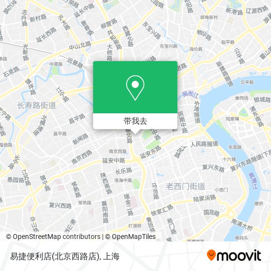 易捷便利店(北京西路店)地图