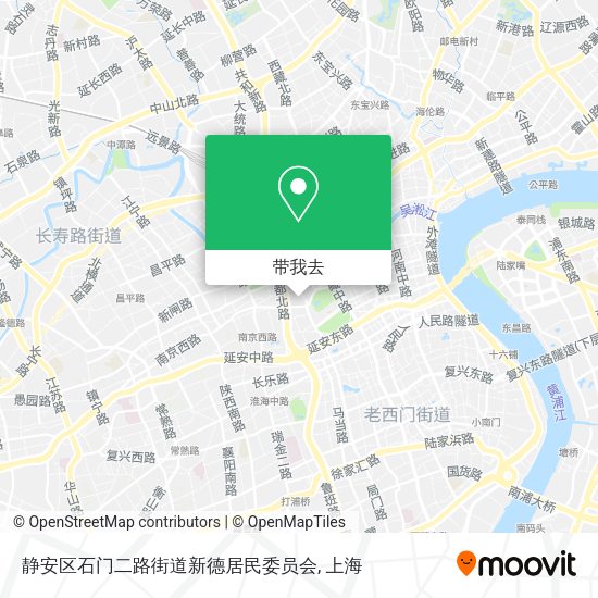 静安区石门二路街道新德居民委员会地图