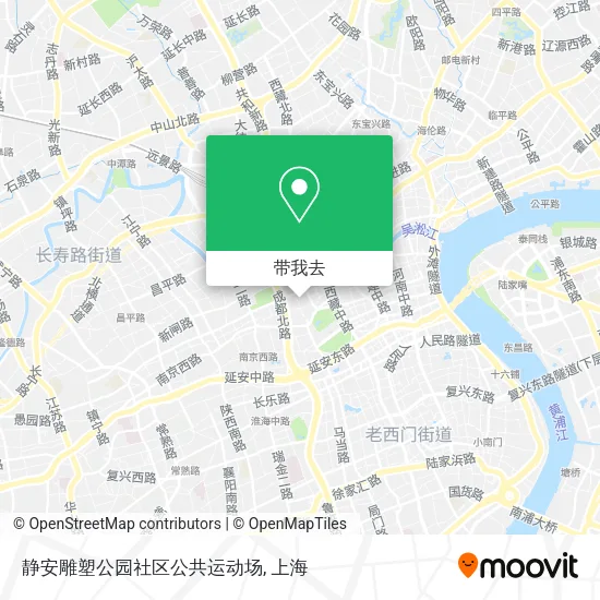 静安雕塑公园社区公共运动场地图