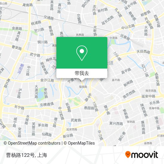 曹杨路122号地图