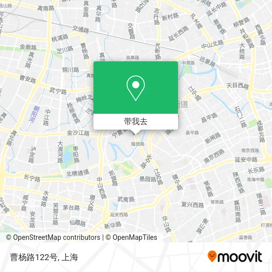 曹杨路122号地图