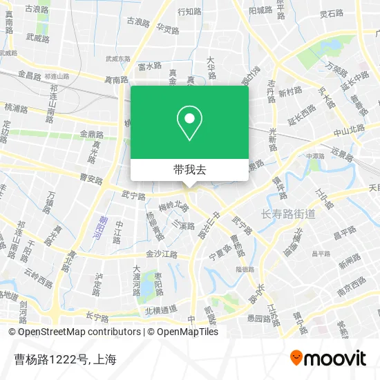 曹杨路1222号地图