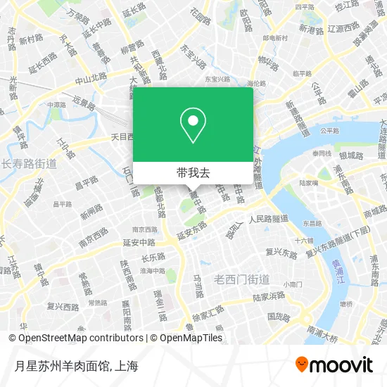 月星苏州羊肉面馆地图