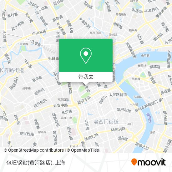 包旺锅贴(黄河路店)地图