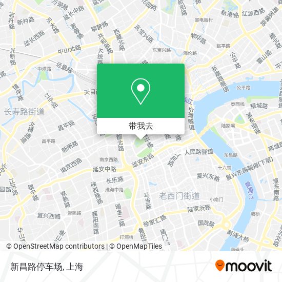 新昌路停车场地图