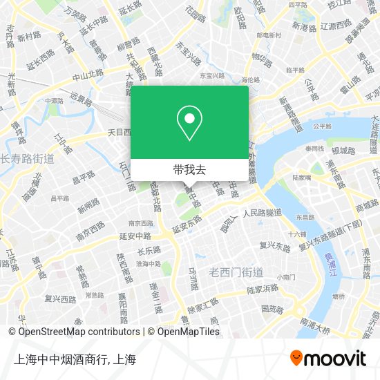 上海中中烟酒商行地图