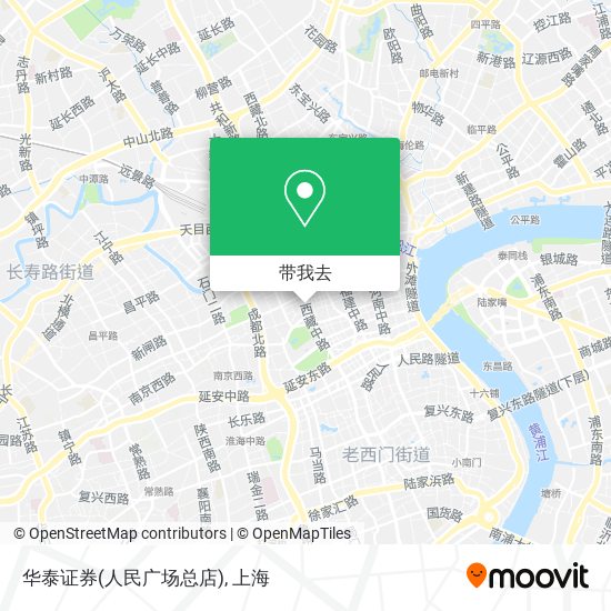华泰证券(人民广场总店)地图