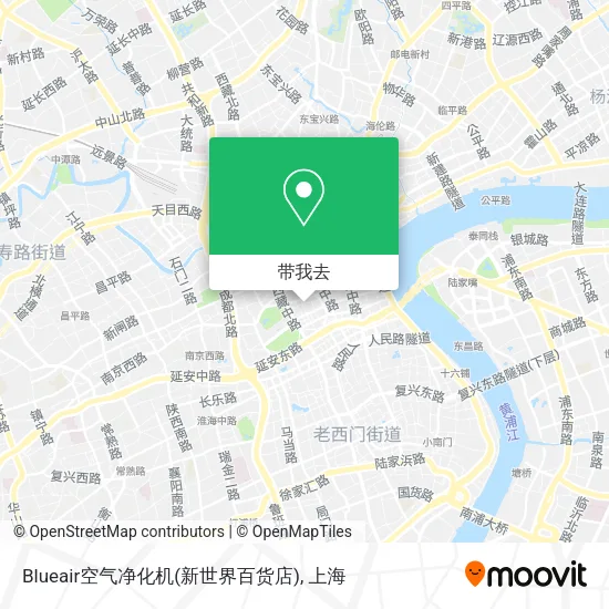 Blueair空气净化机(新世界百货店)地图