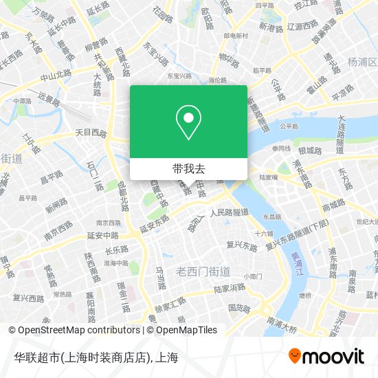 华联超市(上海时装商店店)地图
