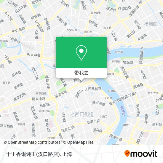 千里香馄饨王(汉口路店)地图
