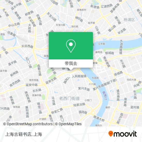 上海古籍书店地图