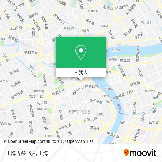 上海古籍书店地图