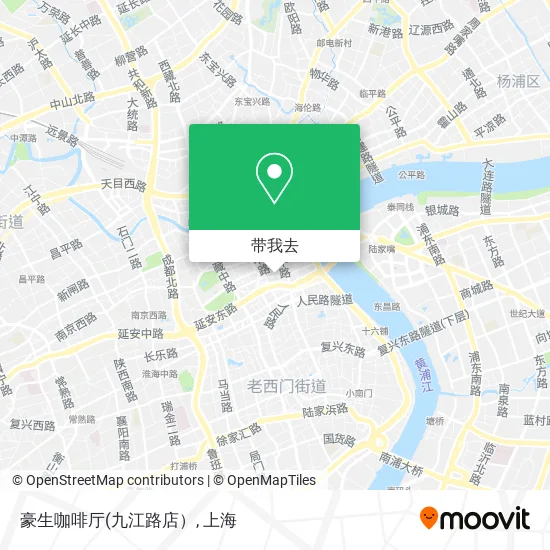 豪生咖啡厅地图