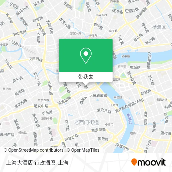 上海大酒店-行政酒廊地图