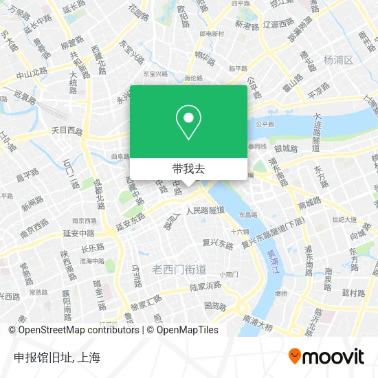 申报馆旧址地图
