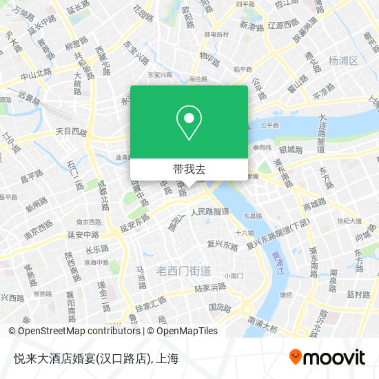 悦来大酒店婚宴(汉口路店)地图