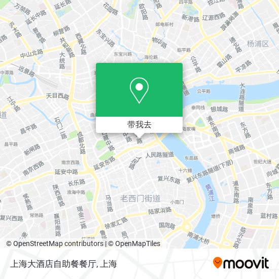 上海大酒店自助餐餐厅地图
