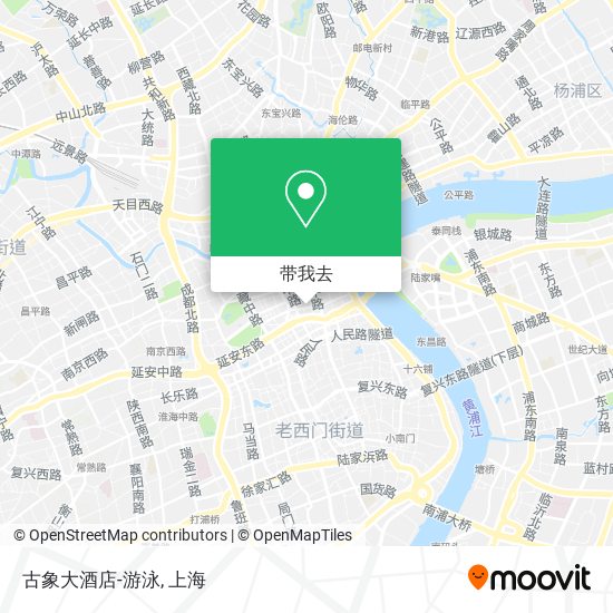 古象大酒店-游泳地图