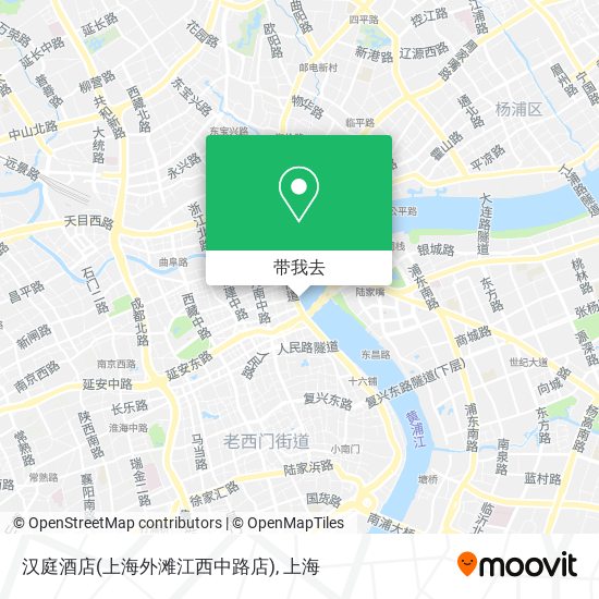 汉庭酒店(上海外滩江西中路店)地图