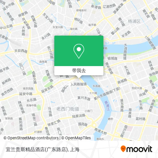 宜兰贵斯精品酒店(广东路店)地图