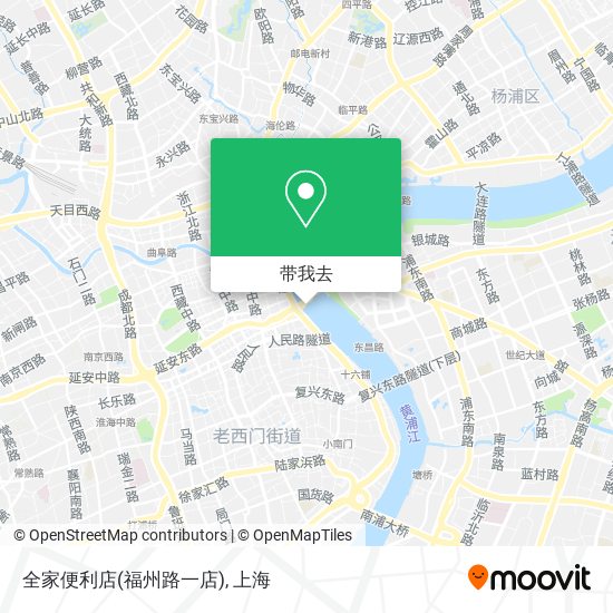 全家便利店(福州路一店)地图