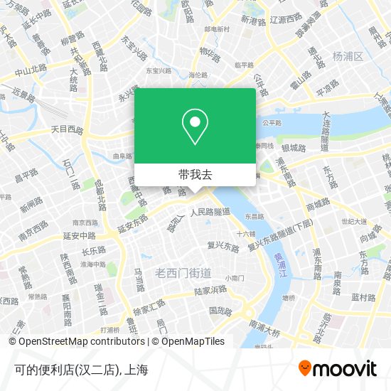 可的便利店(汉二店)地图