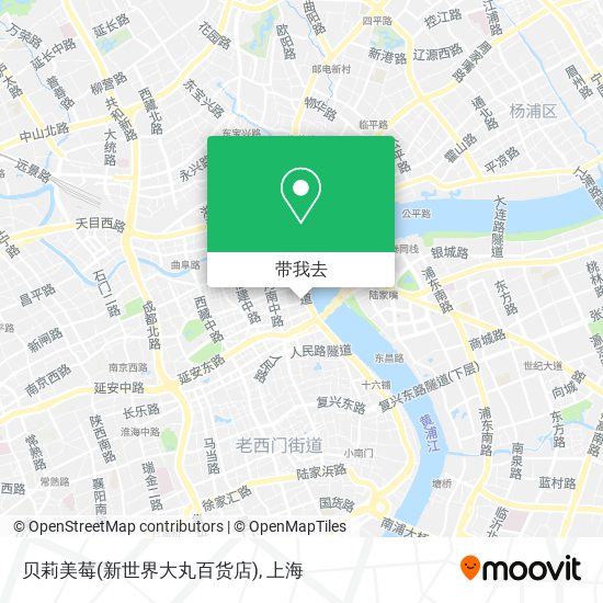 贝莉美莓(新世界大丸百货店)地图