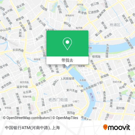 中国银行ATM(河南中路)地图