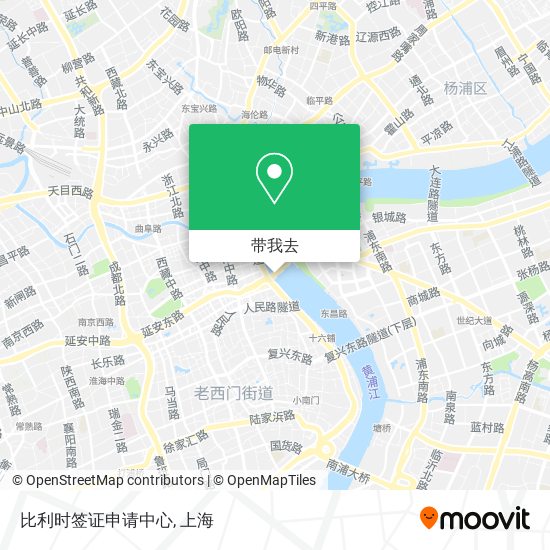 比利时签证申请中心地图