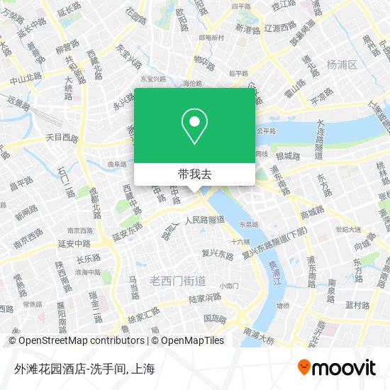 外滩花园酒店-洗手间地图