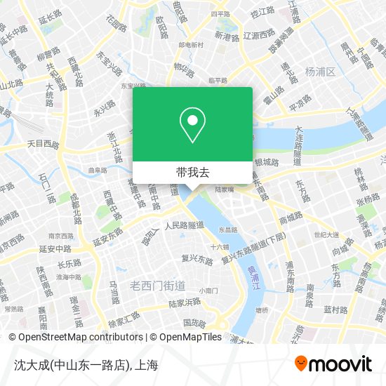 沈大成(中山东一路店)地图