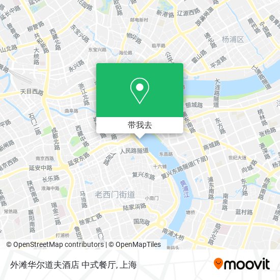 外滩华尔道夫酒店 中式餐厅地图