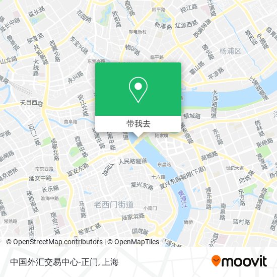 中国外汇交易中心-正门地图