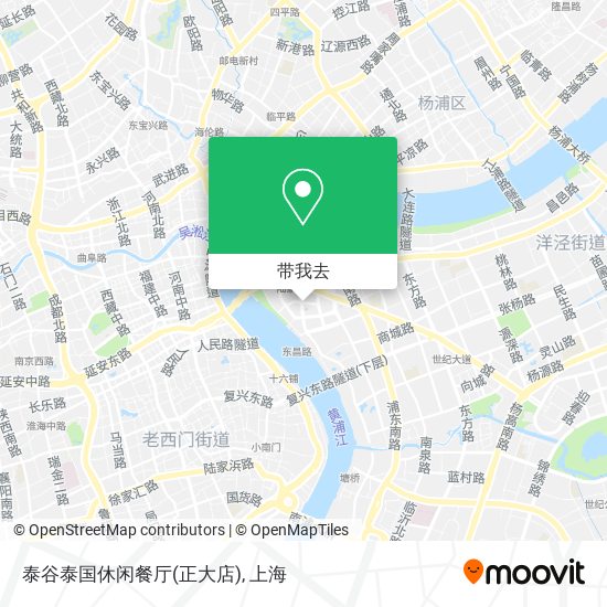 泰谷泰国休闲餐厅(正大店)地图