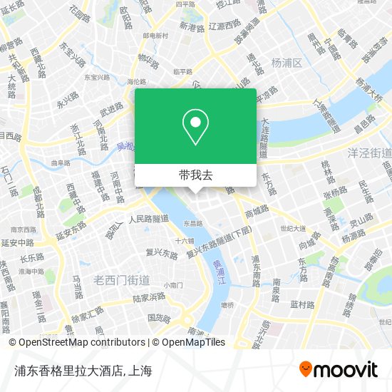 浦东香格里拉大酒店地图