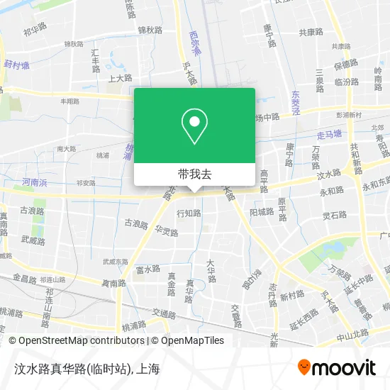 汶水路真华路(临时站)地图